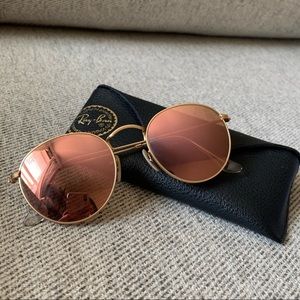 Ray-Ban Round Sunglasses Pink Coachella